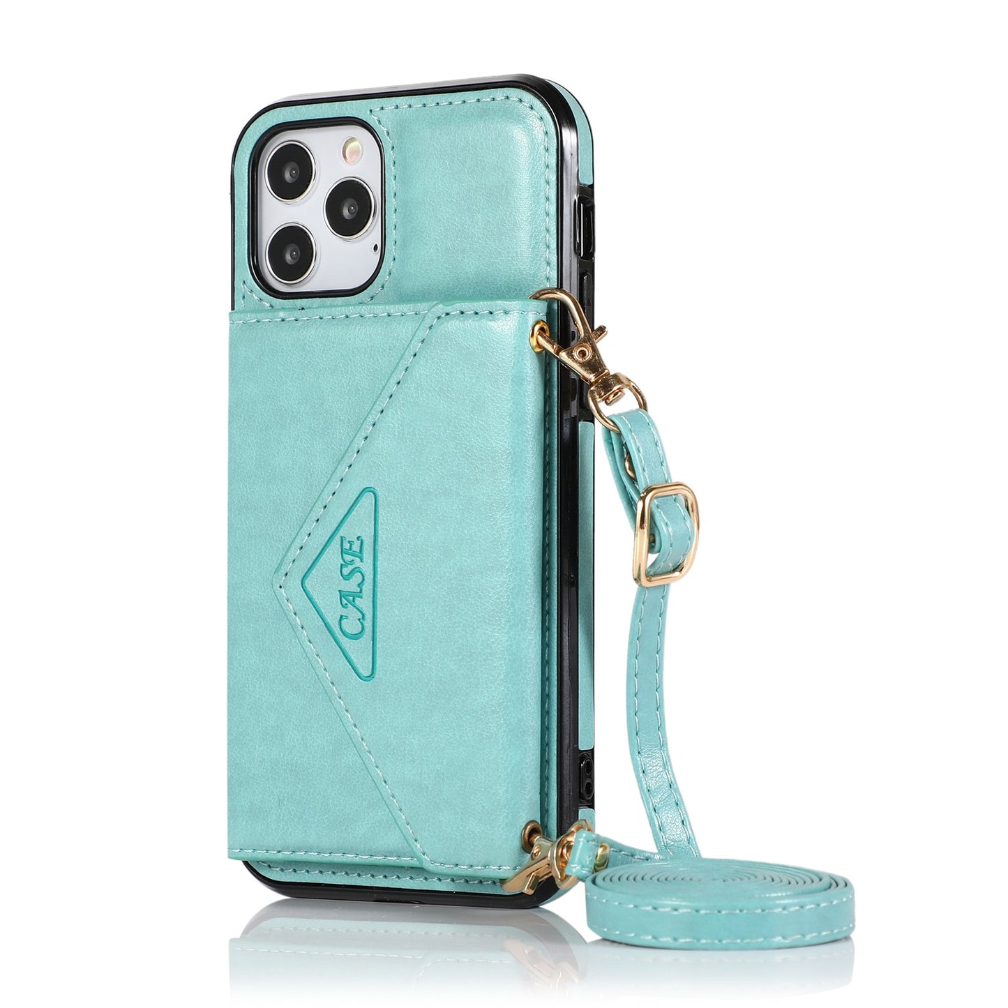 Wallet Case for iphone13promax Phone Case iphone12mini iPhone 11 Leather Case XR XSMAX Crossbody All-Inclusive Protective Cover