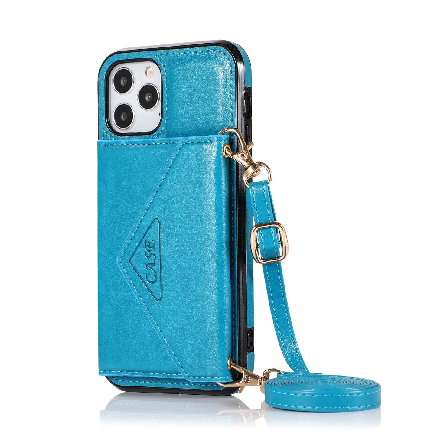 Wallet Case for iphone13promax Phone Case iphone12mini iPhone 11 Leather Case XR XSMAX Crossbody All-Inclusive Protective Cover